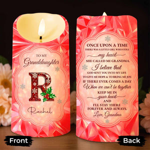 Once Upon A Time There Was A Little Girl Who Stole My Heart - Personalized Custom LED Candle - GDT495_LECA