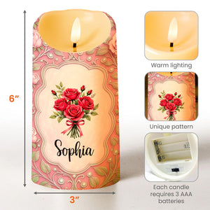 To My Precious Granddaughter, Always Let Your Spirit Shine - Personalized Custom LED Candle - GDT528_LECA