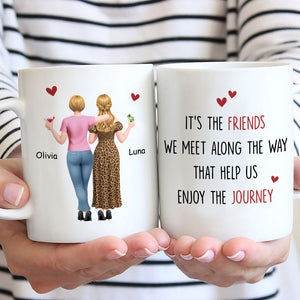 Our Journey - Personalized Coffee Mug - Christmas Gift For Sister, Best Friend