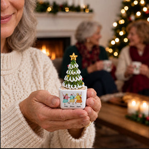 Pick You Up Personalized Glass Christmas Tree