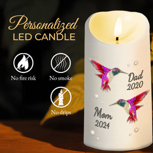 My Mind Talks, My Heart Searches, Soul at Peace - Personalized Custom LED Candle - HME123_LECA