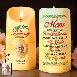 In Loving Memory, Memories Guide and Comfort - Personalized Custom LED Candle - HME269_LECA