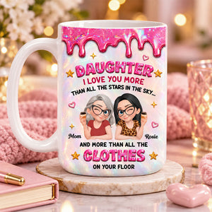 Endless Love For My Daughter personalized coffee mug