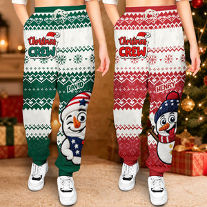 Christmas Snowman - Personalized Sweatpants