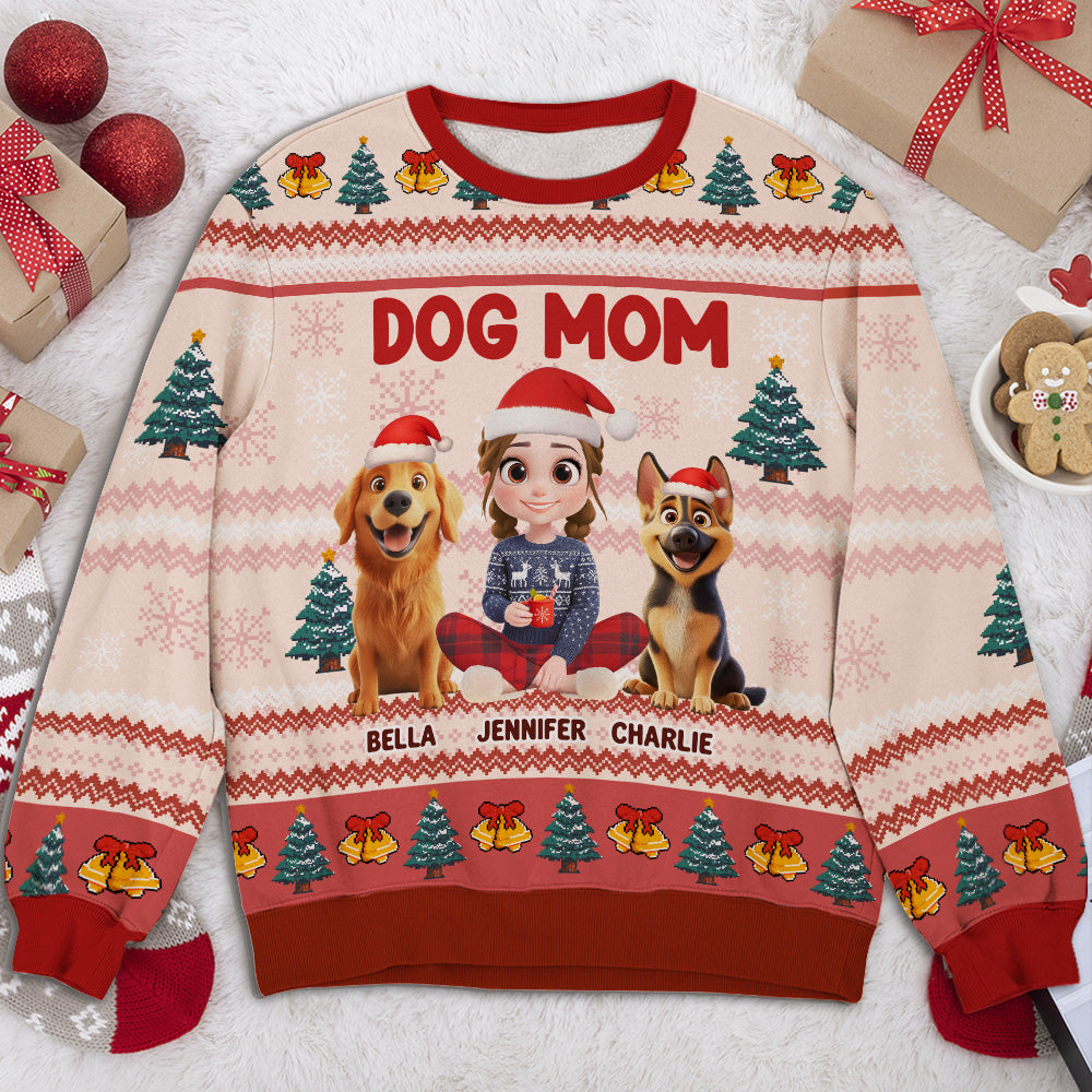 Bling Snowy Christmas - Personalized All-Over-Print Sweatshirt