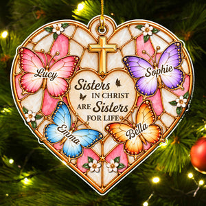To My Sister - Personalized Acrylic Ornament