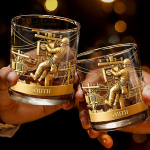 Capture The Spirit Of Innovation And Adventure - Personalized Custom Whiskey Glass - JBS090_RWG