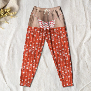 Funny Christmas Warm - Personalized Sweatpants