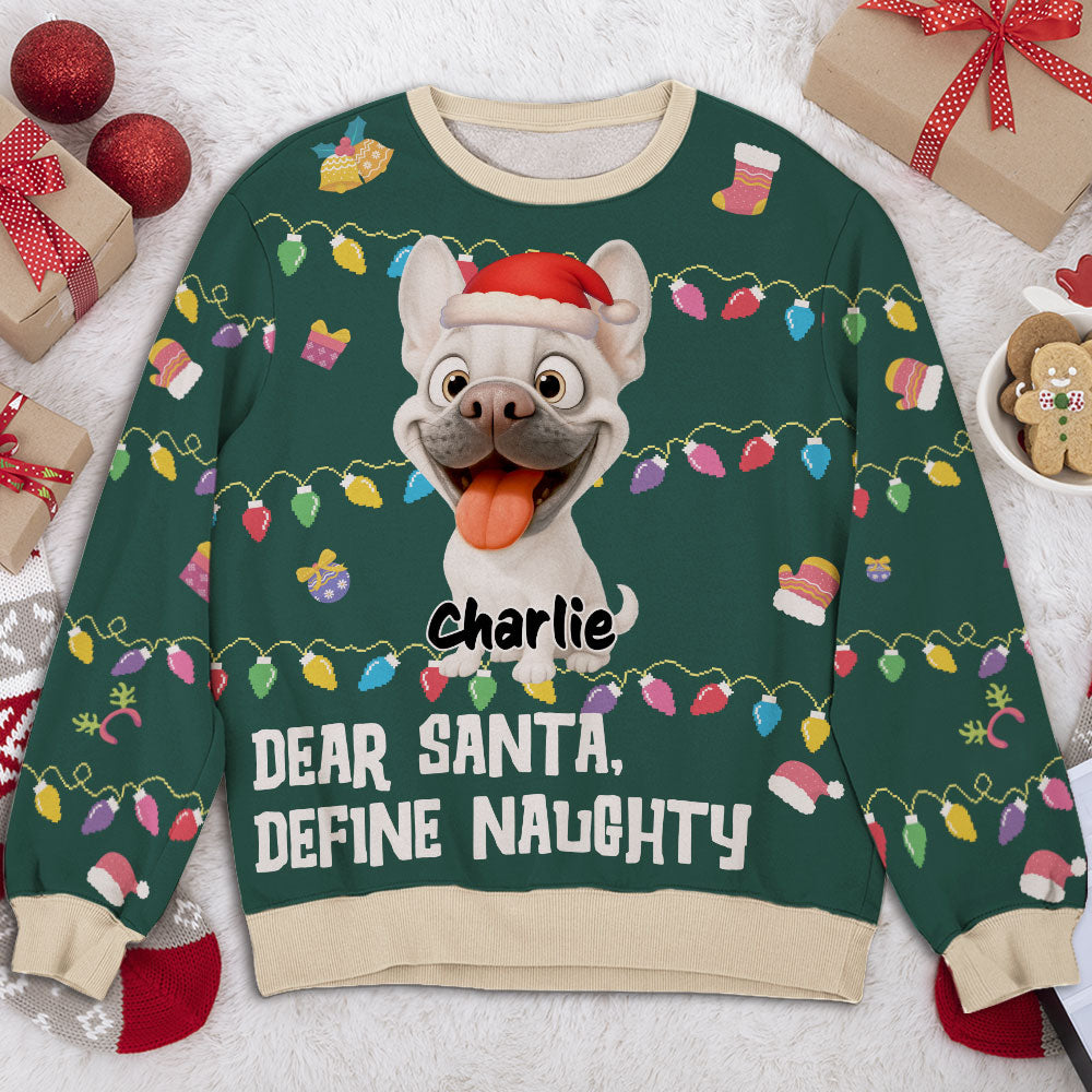 Define Naughty Dog - Personalized All-Over-Print Sweatshirt