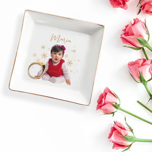 Celebrate Your Little One's Magical Moments - Personalized Custom Jewelry Dish - KID007_SCRD