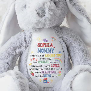 Remind You Every Day How Special You Are - Personalized Stuffed Bunny - KID517_BUN