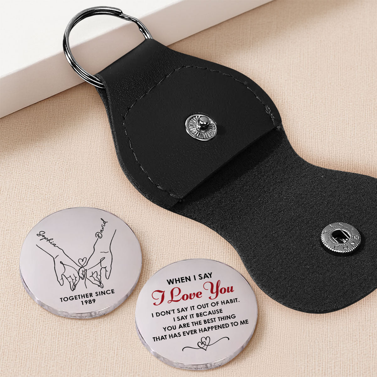 Best Thing To Me - Personalized Pocket Hug - Christmas Gift For Wife