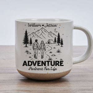 Forever Adventure Partners - Personalized Pottery Mug