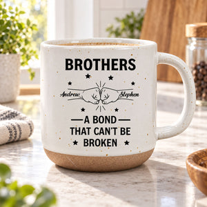 A Bond That Lasts Forever personalized pottery mug