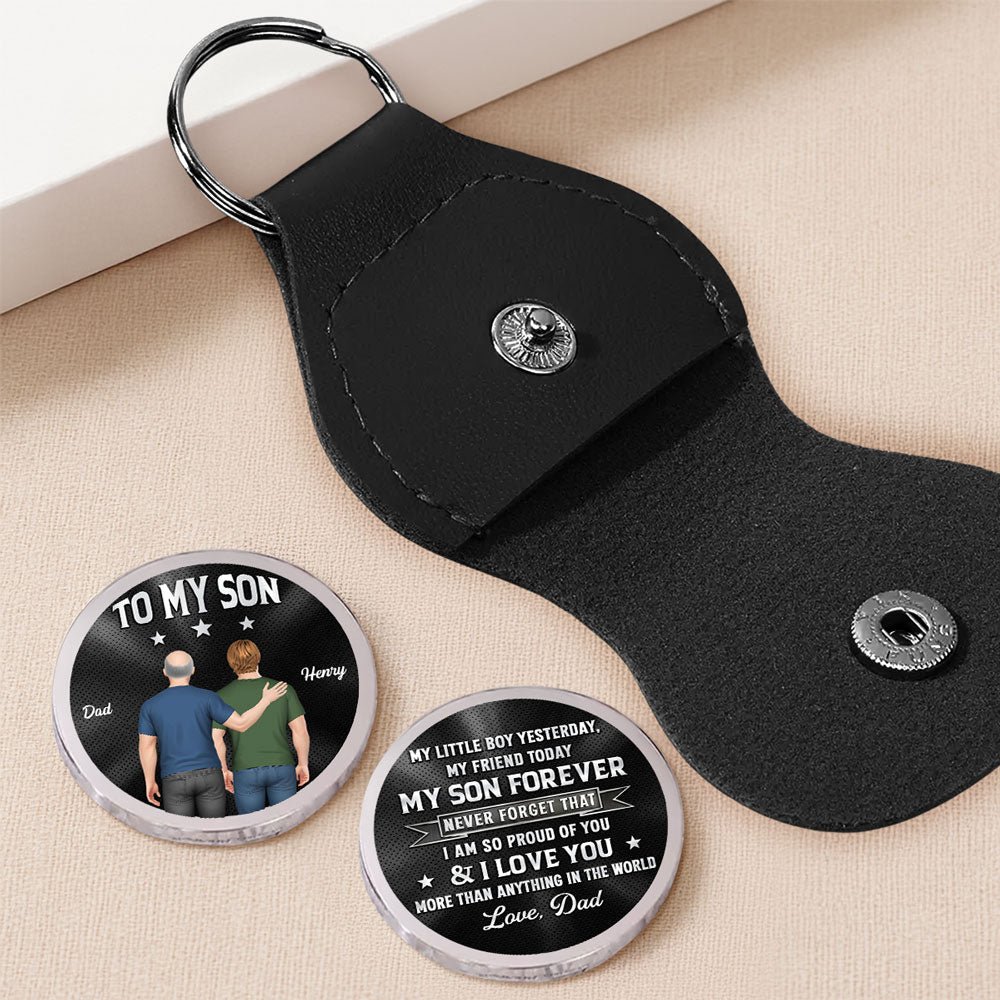Proud Of You Son - Personalized Pocket Hug - Christmas Gift For Son