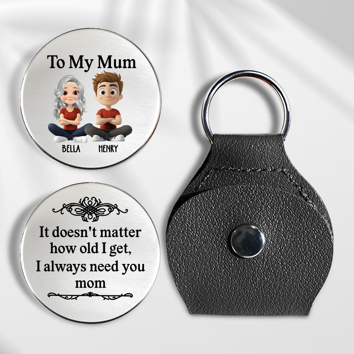 Always Need You Mom - Personalized Pocket Hug - Christmas Gift For Mom