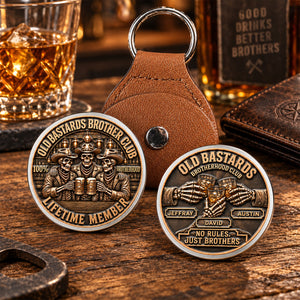 Brotherhood Never Goes Out Style - Personalized 3D Printing Pocket Hug