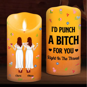 Punch Bitch Besties - Personalized LED Candle