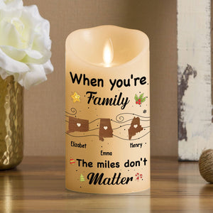 Family Forever - Personalized LED Candle