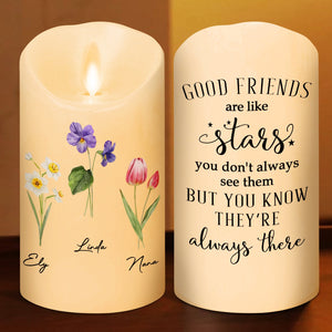 Friends Like Stars LED candle