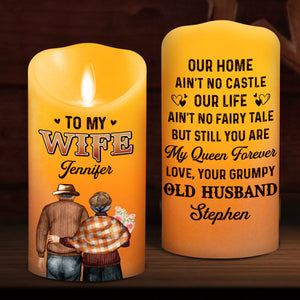 You Are My Queen Forever - Personalized LED Candle