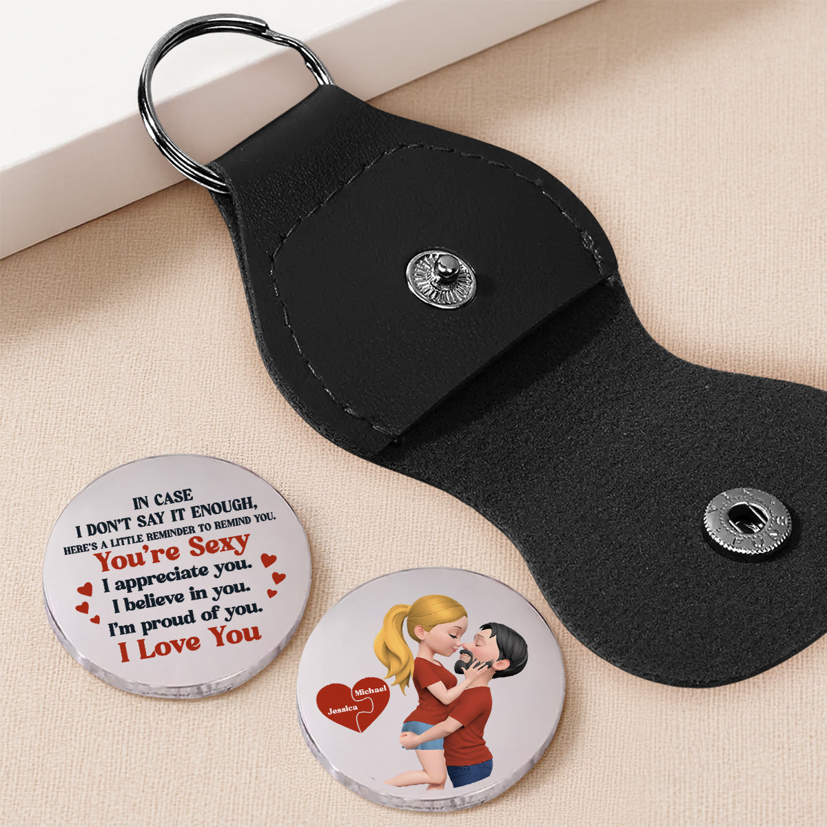 Love You Always Reminder - Personalized Pocket Hug - Christmas Gift For Wife