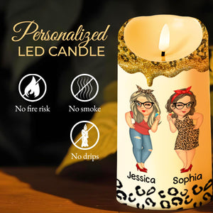 Being My Sister Is Really The Only Gift You Need - Personalized Custom LED Candle - SIS006_LECA