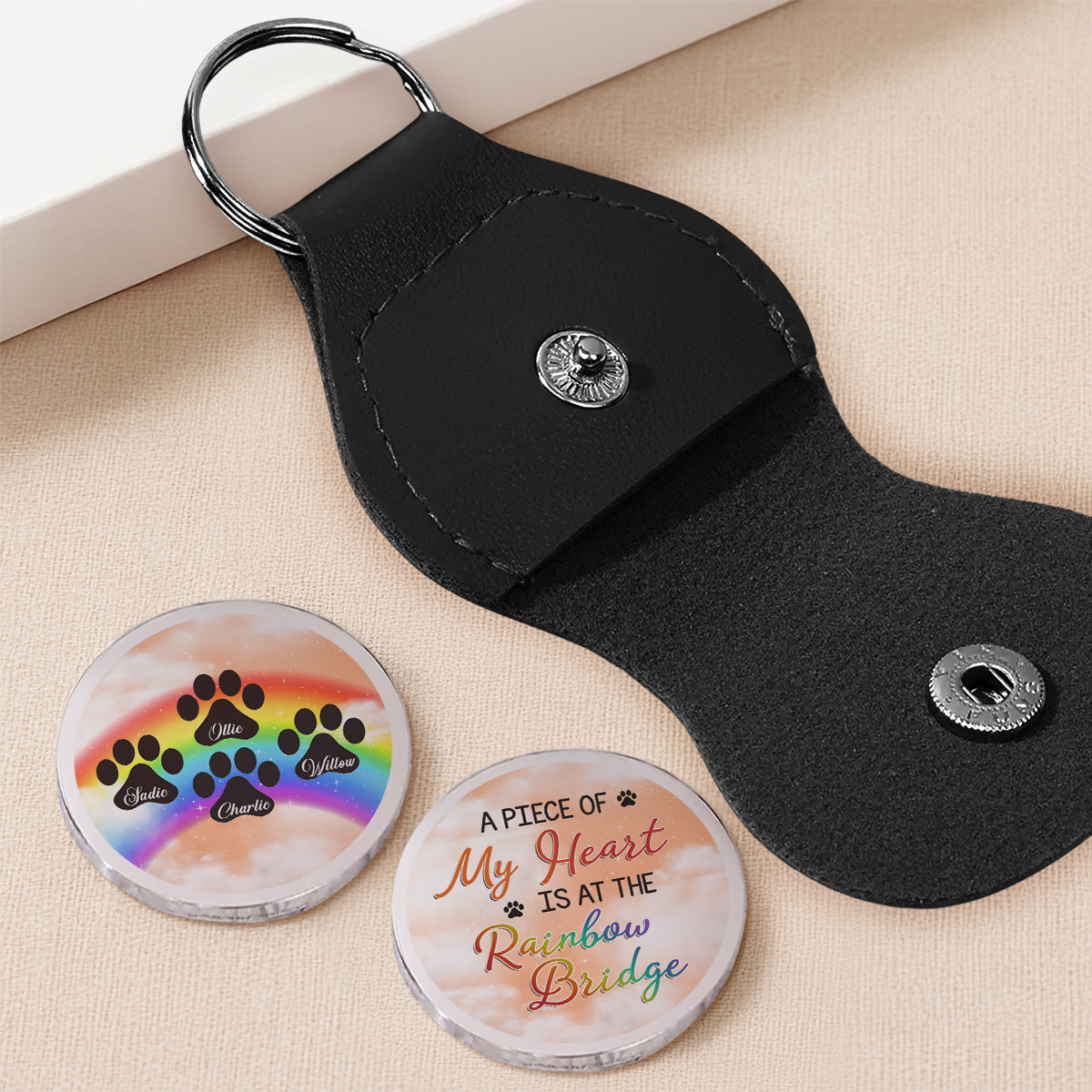 Piece Of My Heat - Personalized Pocket Hug - Memorial Gift For Mom
