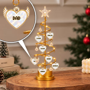 Family Together personalized LED tree lights