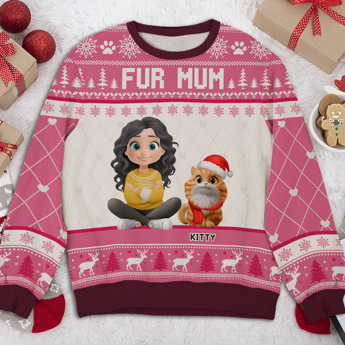 Let Us Be - Personalized All-Over-Print Sweatshirt