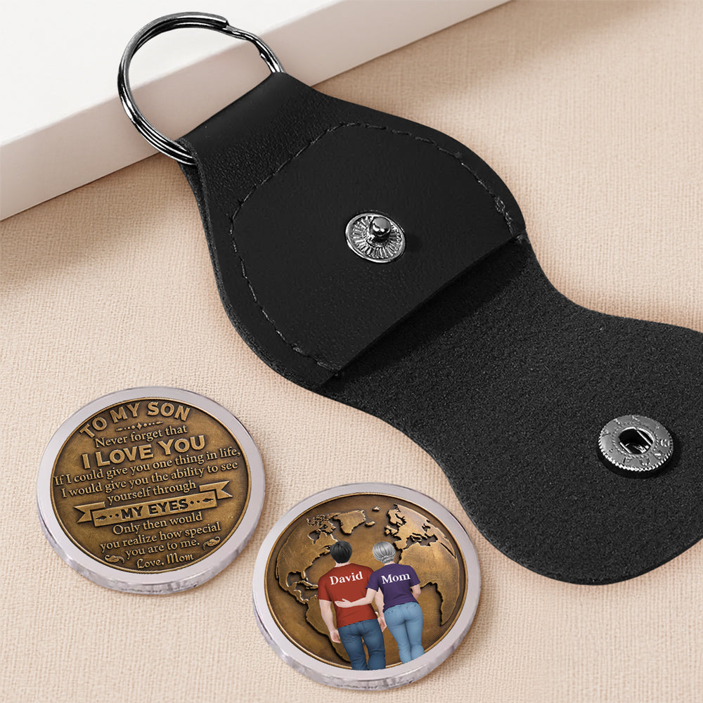 See Yourself Through - Personalized Pocket Hug - Christmas Gift For Son