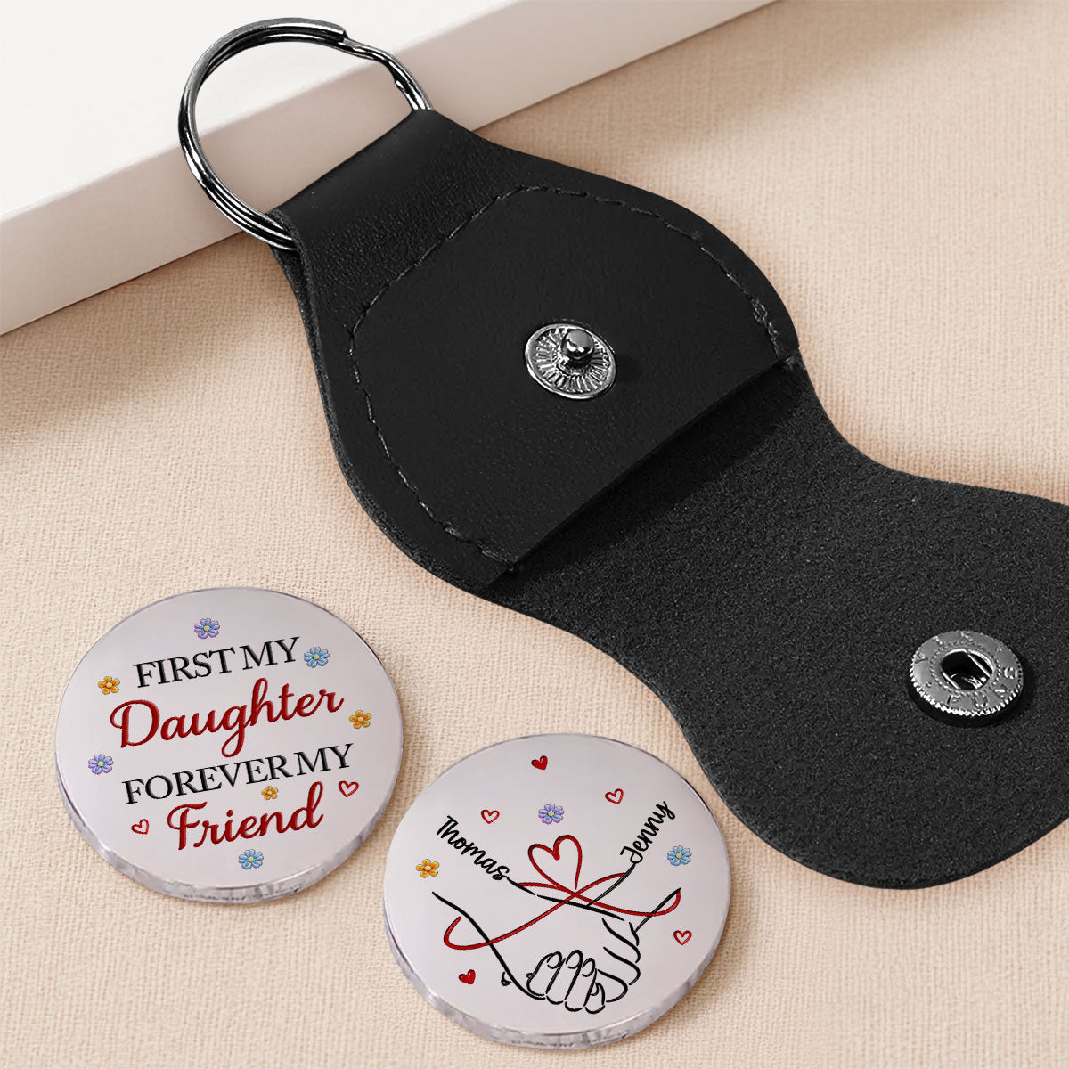 Mother And Daughter Friendship - Personalized Pocket Hug - Christmas Gift For Daughter