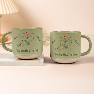 You And Me & The Dogs, Cats, Fur-Babies - Personalized Mug — 3