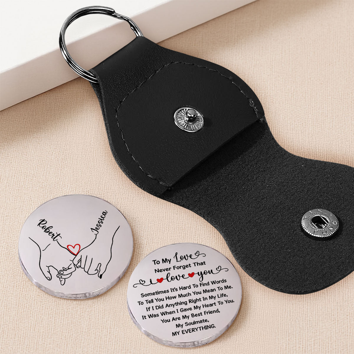My Soul Chose You Always - Personalized Pocket Hug - Christmas Gift For Husband