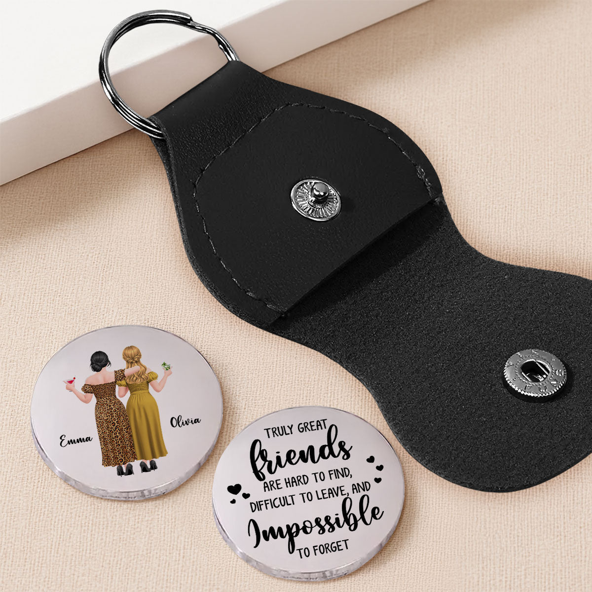 Truly Great Friends - Personalized Pocket Hug - Christmas Gift For Best Friend