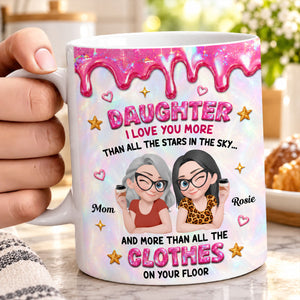 Endless Love For My Daughter personalized coffee mug
