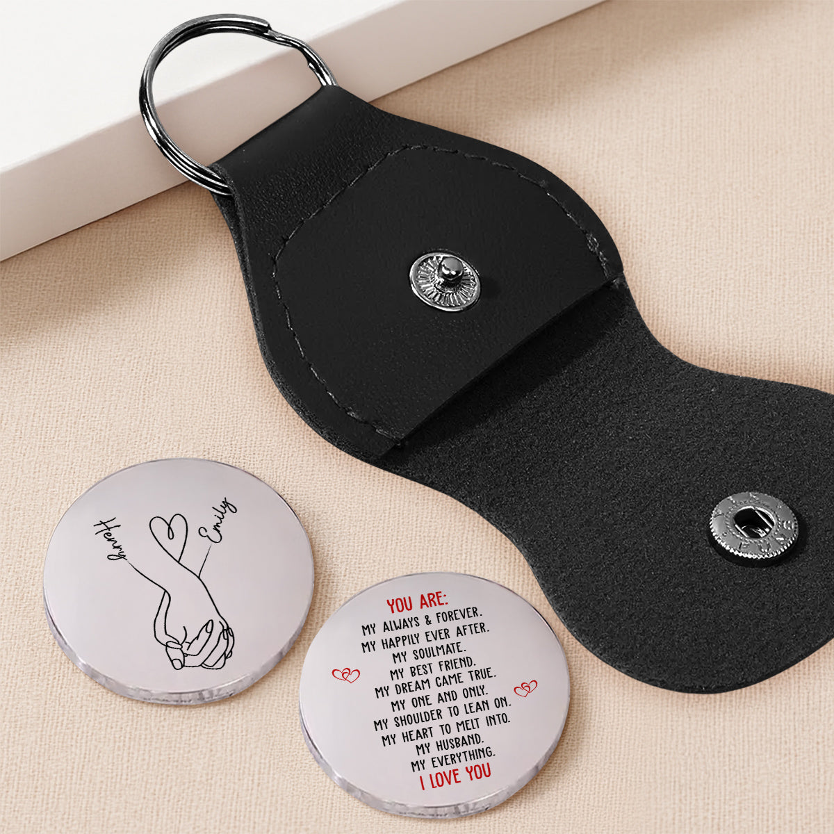 My Always My Forever - Personalized Pocket Hug - Christmas Gift For Husband