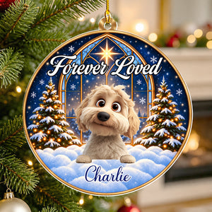 Angel Paws personalized acrylic ornament