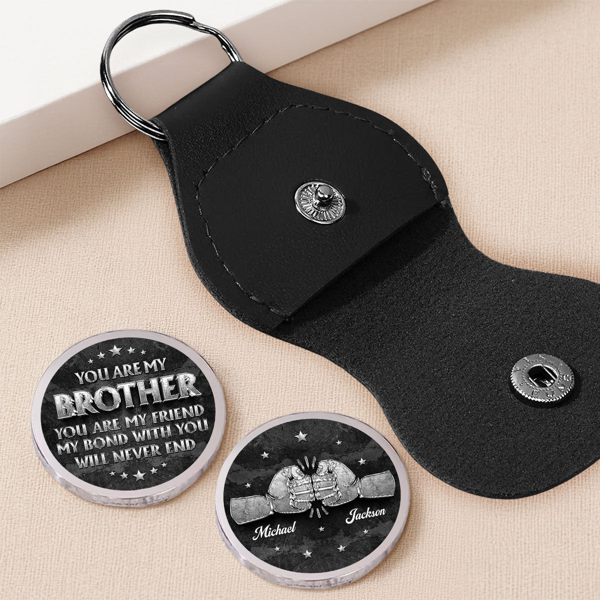 My Brother My Friend - Personalized Pocket Hug - Christmas Gift For Brother