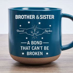 A Bond That Lasts Forever personalized pottery mug
