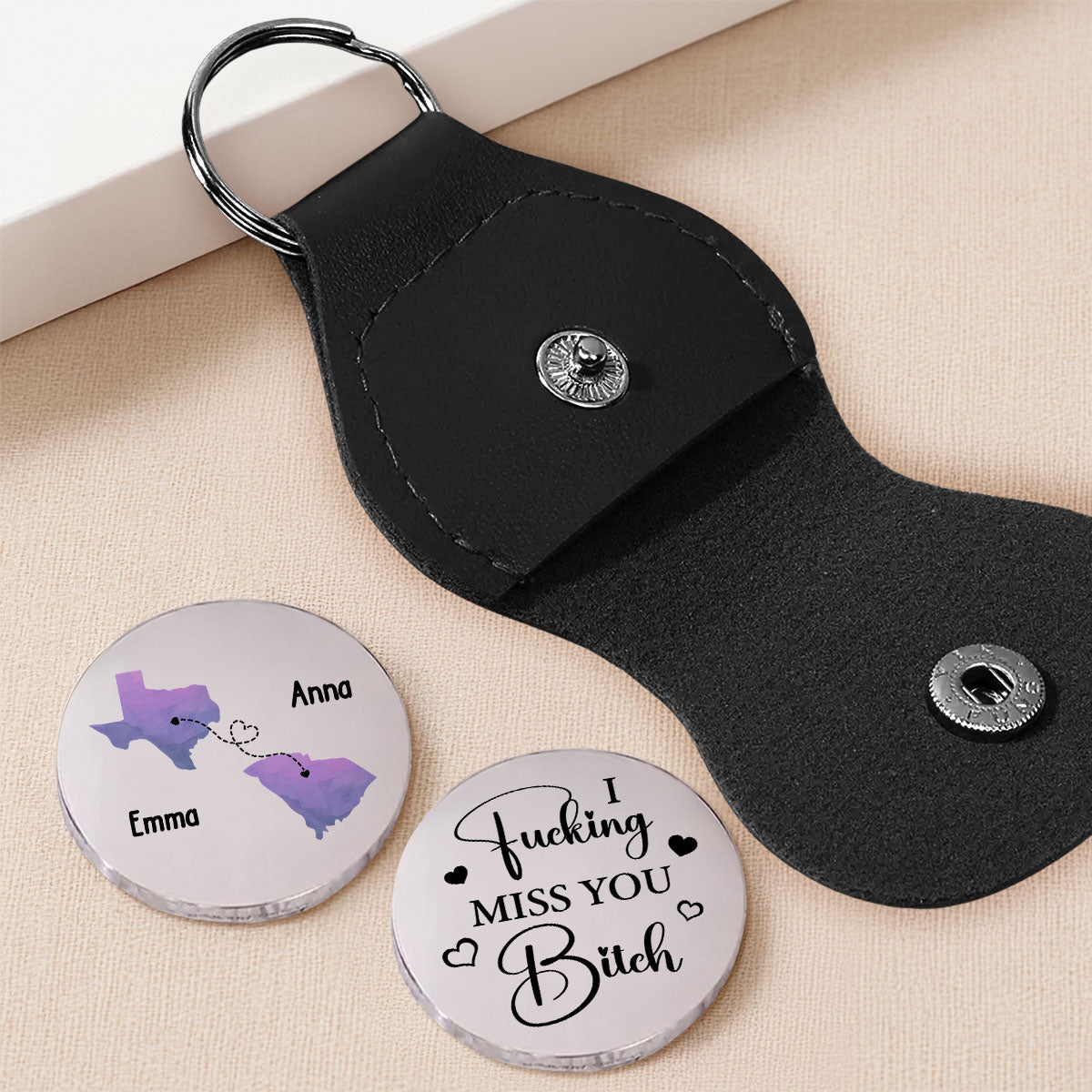 True Friendship Is A Precious Gift - Personalized Pocket Hug - Christmas Gift For Best Friend