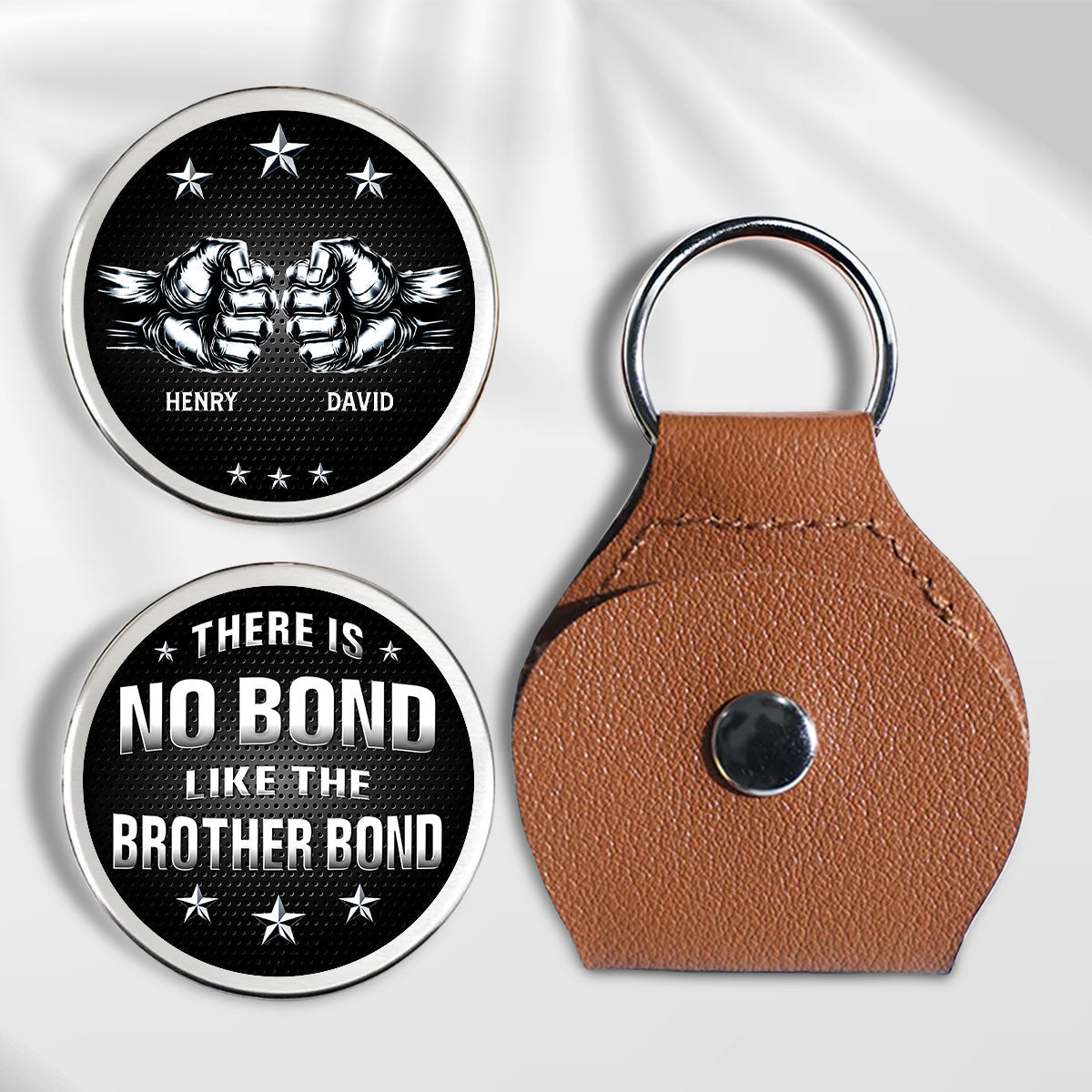 Brother Bond - Personalized Pocket Hug - Christmas Gift For Brother