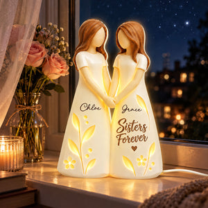 Besties Forever, Sisters Forever personalized light box