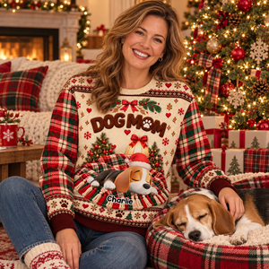 Sleeping Dog sweatshirt with dog