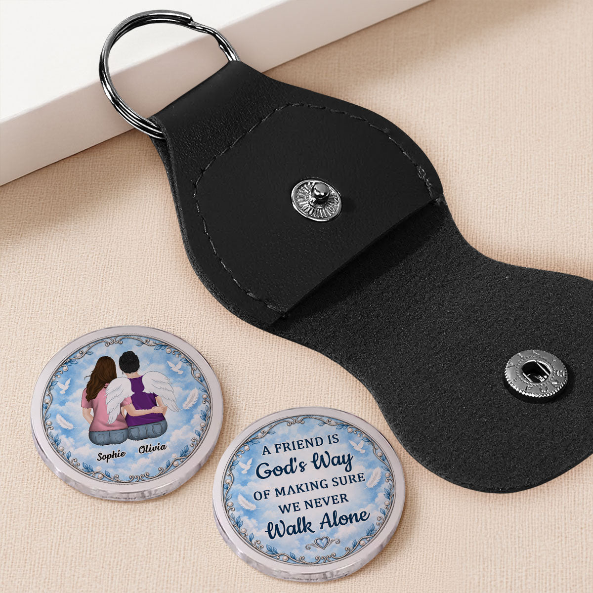 Never Forgotten - Personalized Pocket Hug - Memorial Gift For Sister, Brother
