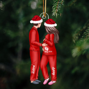 Expecting Parents Christmas Pregnancy - Personalized Acrylic Ornament