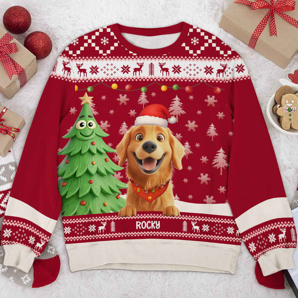 Warm And Fun - Personalized All-Over-Print Sweatshirt