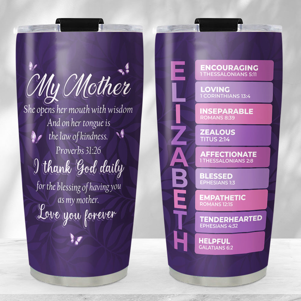 My Mom - Personalized Tumbler - Christmas Gift For Mom