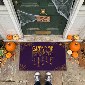 Grandma Spooky Spiders Web - Personalized Doormat