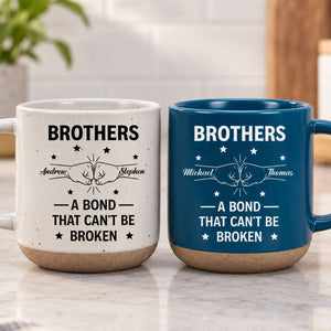 A Bond That Lasts Forever personalized pottery mug